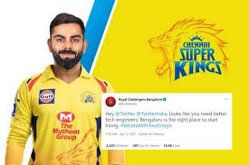 The live streaming will be available on disney+hotstar. Rcb Or Csk Twitter S Ipl 2021 Jersey Emoji Goof Up Has Kohli S Team Painted In Yellow
