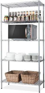 See more ideas about storage rack, wire shelving, shelving racks. Buy Doreen 5 Tier Wire Shelving Metal Wire Shelf Storage Rack Durable Organizer Unit Perfect For Kitchen Garage Pantry Organization Grey Gc744a Online Shop Home Garden On Carrefour Uae