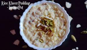 Instant Pot Rice Kheer Pudding Recipe Rice Kheer Lentils Instant Pot Kheer Recipe