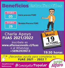 20 de enero de 2022 12:17 clst. Isla De Maipo Contigo Necesitas Ayuda Para Completar Tu Fuas 2021 Te Invitamos A Participar De Esta Asesoria Para Llenar Tu Fuas 2021 2022 Y Asi Ayudarte A