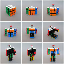 Der zauberwürfel, oder auch rubik's cube genannt, besteht aus 27 verschiedenfarbigen, kleinen farbwürfeln, die den zauberwürfel bilden. Rubrikon Transform Lego Rubiks Cube Lego Creative Lego Craft