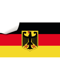 The flag of germany (german: Deutschland Adler Flagge Autoaufkleber Flagge Fur Fahrzeuge Myfolie Com