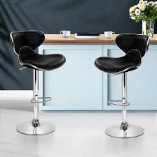Discover extraordinary fine art, craft, and design for your home and wardrobe. Artiss 2x Bar Stools Dino Kitchen Swivel Bar Stool Leather Gas Lift Chairs Black Furniture Bar Stools Chairs Nextfurniture