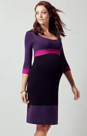 Colour Block Maternity Dress Purple Maternity Wedding Dresses Evening Wear And Party Clothes By Tiffany Rose Nl