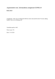 Argumentative Essay (Hursthouse)