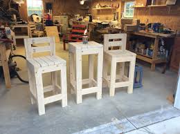 3 Pc High Top Table With 2 Chairs Made From Only 2x4 S High Dining Table High Top Tables Bar Table