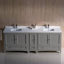 Double basin vanity top in iconic black silestone quartz with white basin. Oxford 84 Traditional Double Sink Bathroom Vanity Set By Fresca Kitchensource Com