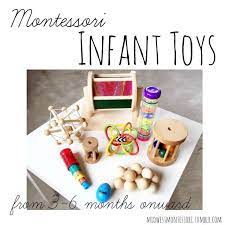 Montessori Infant Toys 3 6 Months Onward Diy Montessori Toys Montessori Baby Toys Montessori Baby Activities