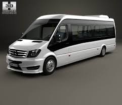 Mercedes Benz Sprinter Cuby City Line Long Bus 2016 3d Model Benz Sprinter Mercedes Benz Sprinter