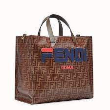 fendi shopper multicolor fabric bag view 2 detail fendi handbag fendi tote fendi