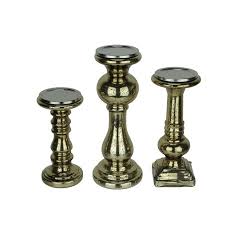 Check spelling or type a new query. Antiqued Gold Mercury Glass Pillar Candle Holder Set Of 3 Walmart Canada