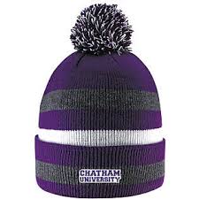 Find cotton, wool, blends, and fashion yarns, along with knitting needles, crochet hooks, pattern books, stitch counters and markers and more! Chatham University Knit Cuff Pom Hat Chatham University