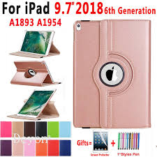 I've probably handled more ipad cases than almost. Apple Ipad 9 7 2018 6 6th Generation Case 360 Degree Rotating Leather Smart Sleep Auto Awake Cover Shopee Philippines