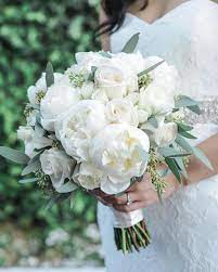 Your wedding bouquet white stock images are ready. 42 White Wedding Bouquets For Every Season Weddinginclude White Wedding Bouquets Flower Bouquet Wedding Summer Wedding Bouquets