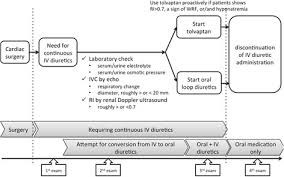 a flow chart of treatment strategies in patients included in