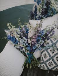 A Year Of Flowers Larkspur Larkspur Flower Flower Bouquet Wedding Fresh Wedding Flowers