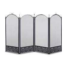 Choose from our extensive selection of fireplace screens. Sausalito 4 Panel Fireplace Screen Woodland Direct