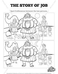 Your Kids Will Love Discovering All There Is To Find In This Playful Story Of Job Kids Spot The Dif Bible Lessons For Kids Book Of Job Sunday School Activities