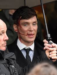 Cillian Murphy sports nasty facial 'injury'
