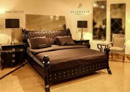The Black Swan Bed Set Living Room Home Decor Kalamkaar Muscat Dubai Bedroom Furniture Design Bed Bedding Sets