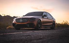 Download Wallpapers Mercedes Amg S63 Tuning 2018 Cars Road W222 Mercedes Benz S Class Luxury Cars Bronze S Class Mercedes Besthqwallpapers Com Mercedes Bmw Car Car Wallpapers