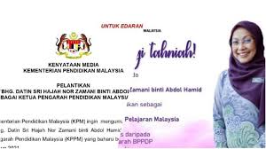 Maybe you would like to learn more about one of these? Berita Terkini Sah Nor Zamani Dilantik Kp Baharu Pendidikan Isteri Kepada Menteri Kesihatan Mopress