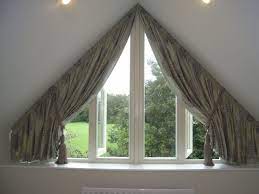 curtains for triangular window dreiecksfenster gardinen fur dachfenster dachschrage fenster