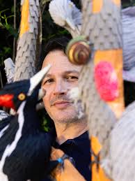 Artist Roberto Benavidez brings the delight of traditional piñatas to his  sculptures, creating fantastical animals, abstract shapes and colorful  birds. Inspiration for his works are often pulled from places like The  Audubon
