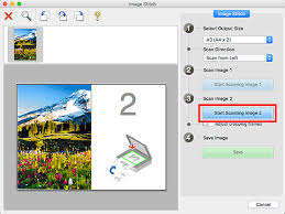 You will need to connect your printer correctly to use the scanning function. Canon Pixma Manuals E410 Series Scanning Originals Larger Than The Platen Image Stitch