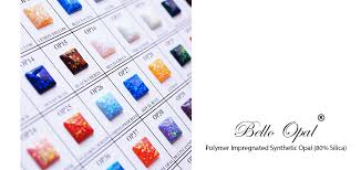 Bello Opal Color Chart A Cut Sanwa Pearl Gems Ltd