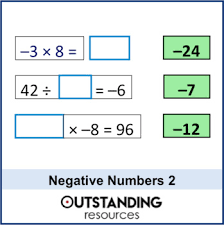 Negative Numbers 2 Four Operations Negative Problems Negatives Mathlessons Math Elementarymath Mathcenters In 2020 Negative Numbers Negativity Math Lessons
