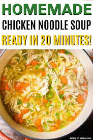 Homemade Chicken Noodle Soup Recipe Ready In 20 Minutes Recipe In 2020 Chicken Noodle Soup Recipe Homemade Chicken Noodle Soup Homemade Soup Recipes Chicken Noodle
