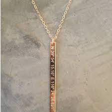 Buy Customized Necklaces In Toronto Canada Take Advantage Of Our Sale Available In Gold Silver And Ros Bar Necklace Diamond Bar Necklace Coordinates Jewelry