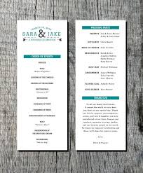 Wedding Ceremony Program Modern Custom Diy Printable Modern Wedding Program Ceremony Programs Wedding Ceremony Programs