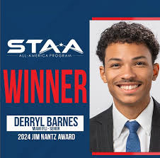 The Jim Nantz Awards Makes History Awarding the First Ever African American  Award Winner, Derryl Barnes