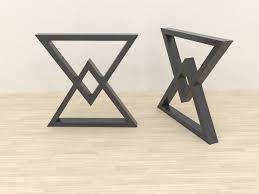 jambes pour table a manger 72x72 cm 28x 28 etsy table a manger metal pieds de table a manger pied de table metal
