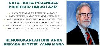 Prof ungku aziz atau nama sebenarnya adalah profesor diraja ungku abdul aziz bin ungku abdul hamid bukanlah satu nama asing yang perlu diperkenalkan lagi di negara kita. Jom Kongsi Pengalaman 16 Tips Untuk Menjadi Manusia Yang Bijak Oleh Professor Diraja Ungku Aziz