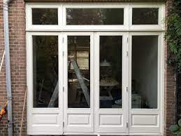 Houten Stolpdeuren Tuindeuren Geplaatst In Den Haag Houten Kozijnen Houten Interieur Ideeen