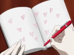 Anime Hearts Gif Anime Hearts Notebook Discover Share Gifs