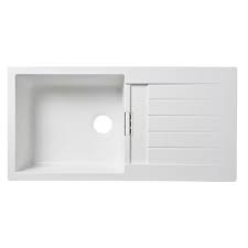 Evier A Encastrer Granit Blanc Galvani 1 Bac Castorama Evier En Granit Granit Blanc Granit