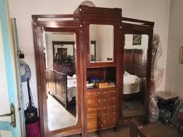 Camera da letto anni 30 in legno massiccio e radica madrona: Camera Da Letto Mobili Antichi In Vendita Aaannunci