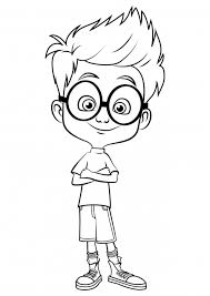 Sherman Smiles Coloring Pages The Adventures Of Mr Peabody And Sherman Coloring Pages Colorings Cc