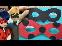 Diy Mucizevi Ugur Bocegi Ve Kara Kedinin Maskesi Nasil Yapilir Tutorial Miraculous Ladybug Mask Youtube Eye Mask Novelty Mask