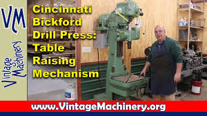 Shop for—and learn—about vintage and antiques. Cincinnati Bickford Drill Press Table Raising Mechanism Youtube