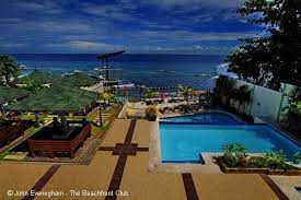 Palm Beach Sits At The Quiet North End Of Mactan S Line Of Beaches Offering Guests Genuine Peace And Quiet Beach Island Resort Palm Beach Resort Beach Resorts