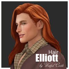 Wistful Castle — I simply had to create more LORE hair for Elliott...