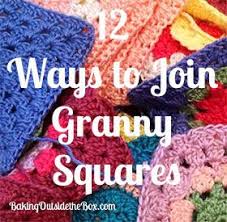 Crochet squares together edge to edge. How To Join Crochet Squares 12 Ways Granny Square Crochet Pattern Crochet Square Patterns Crochet Squares