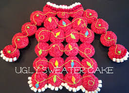 Your family will be shunned and will have to go into witness protection. Purple Chocolat Home Ugly Christmas Sweater Cake And Party