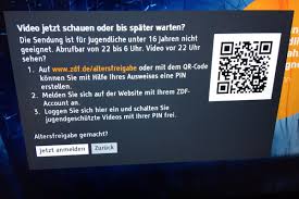 Altersfreigabe — unter der altersfreigabe versteht man die vom gesetzgeber geregelte freigabe von filmen, computerspielen und musik für kinder und jugendliche, ab einem bestimmten alter und unter. Andreas Rensch On Twitter Ernsthaft Zdf Jugendschutz Zdf Mediathek Bevormundung Ichbinerwachsen Abrufbarvon22bis6uhr Accountzumfernsehgucken Wassollderscheiss Https T Co Baqyaqhaoo