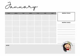 free blank calendar template the teaching aunt
